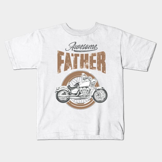 Father Kids T-Shirt by C_ceconello